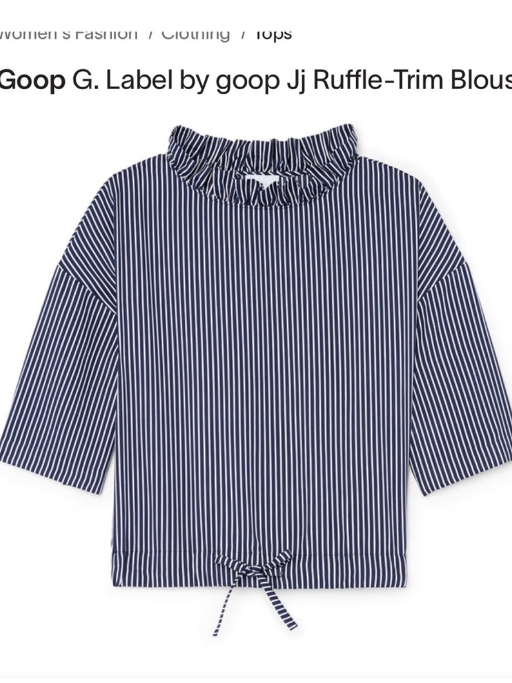 Ruffle Trim Blouse 🎀